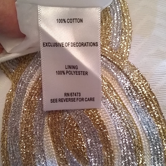 Brand New Just...Taylor Cotton Dress sz 12 - Picture 6 of 7